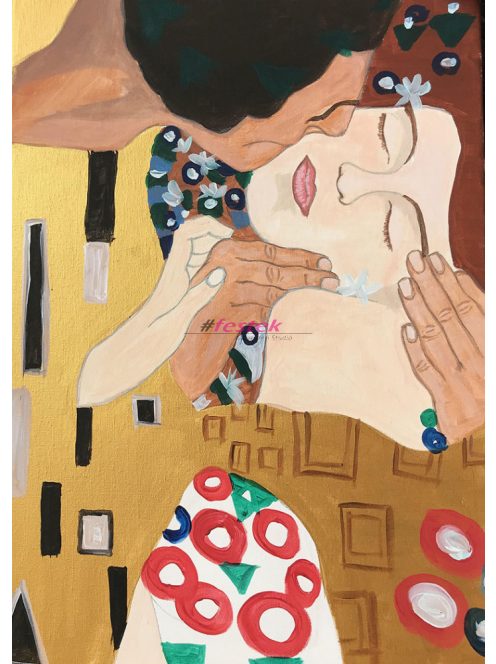 Gustav Klimt - A csók - Élményfestő készlet