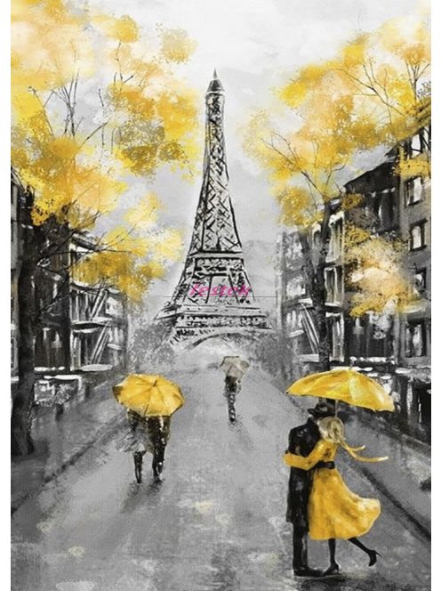 Párizs ősszel - Élményfestő készlet