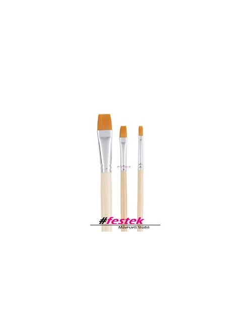 3 darabos lapos Ecsetkészlet