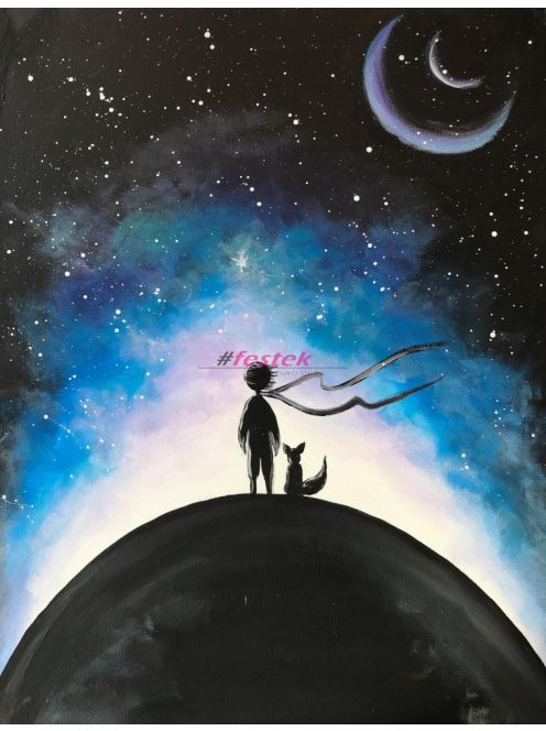 Kis herceg a világűrben 40x50 cm
