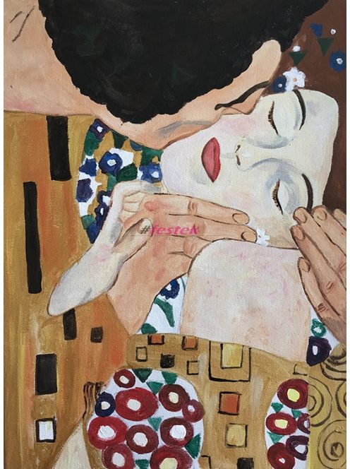Gustav Klimt - A csók reprodukció