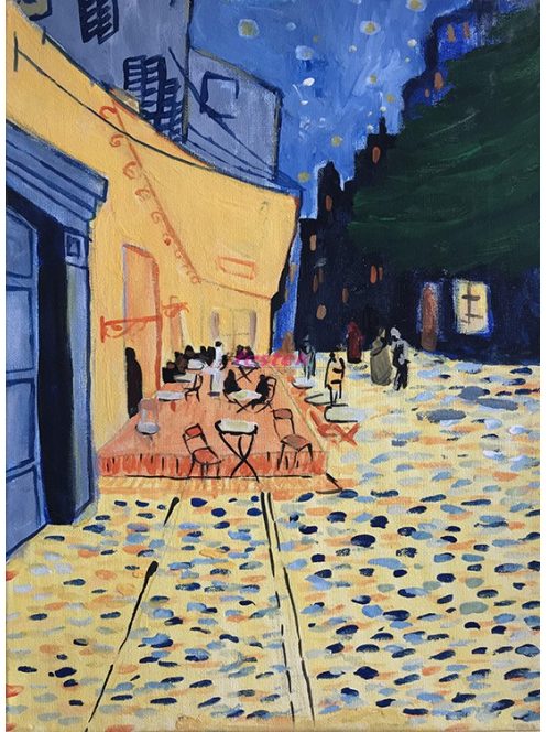 Vincent Van Gogh - Éjjeli kávézó reprodukció