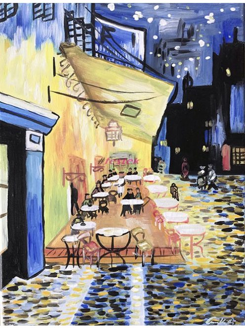 Vincent Van Gogh - Éjjeli kávéház 2. reprodukció