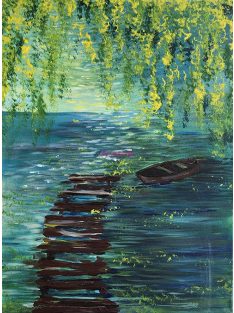 Kis csónak a stégnél 2.