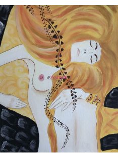 Gustav Klimt - Vízikígyók reprodukció