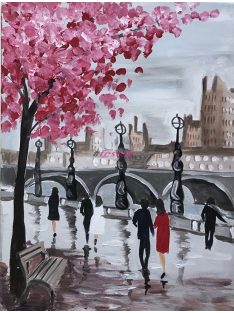 Rózsaszín séta a rakparton