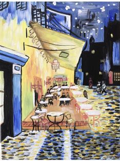Vincent Van Gogh - Éjjeli kávéház 2. reprodukció