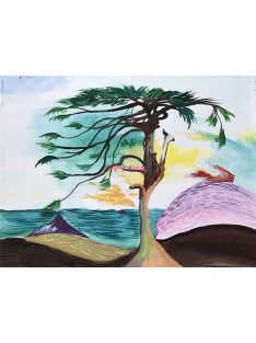 Csontváry Kosztka Tivadar - Magányos cédrus reprodukció