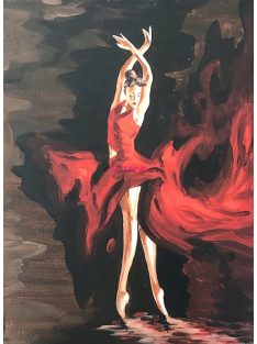 Táncosnő vörösben 2.