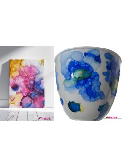 Alcohol ink festés
